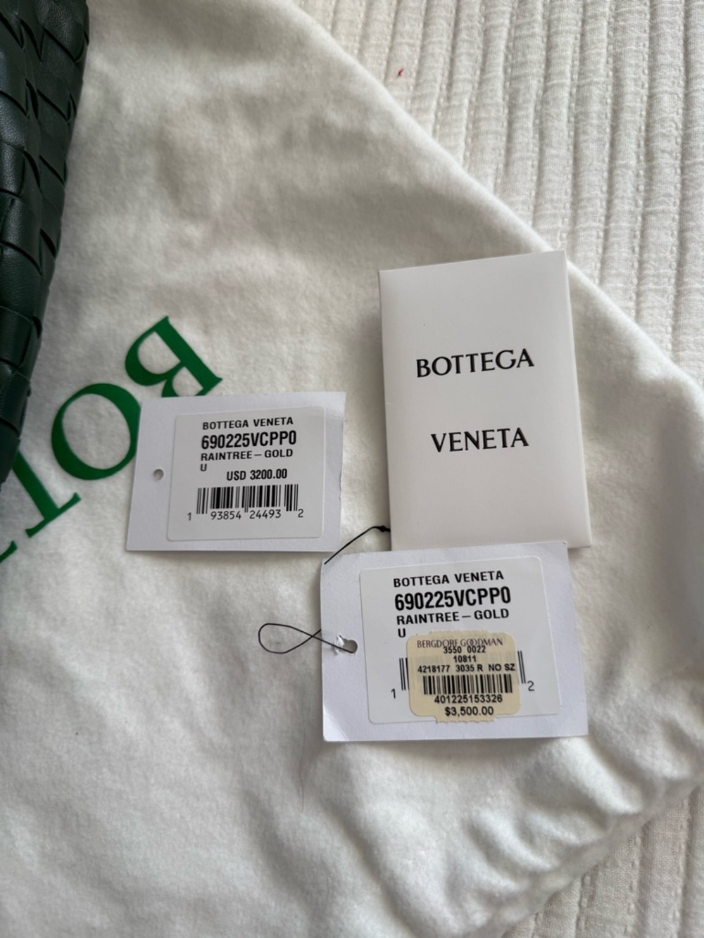 Bottega Veneta Raintree Green Teen Jodie - Picture 10 of 11